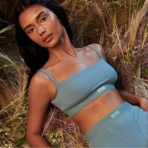 SKIMS Soft Lounge Ribbed Bralette in ARCTIC